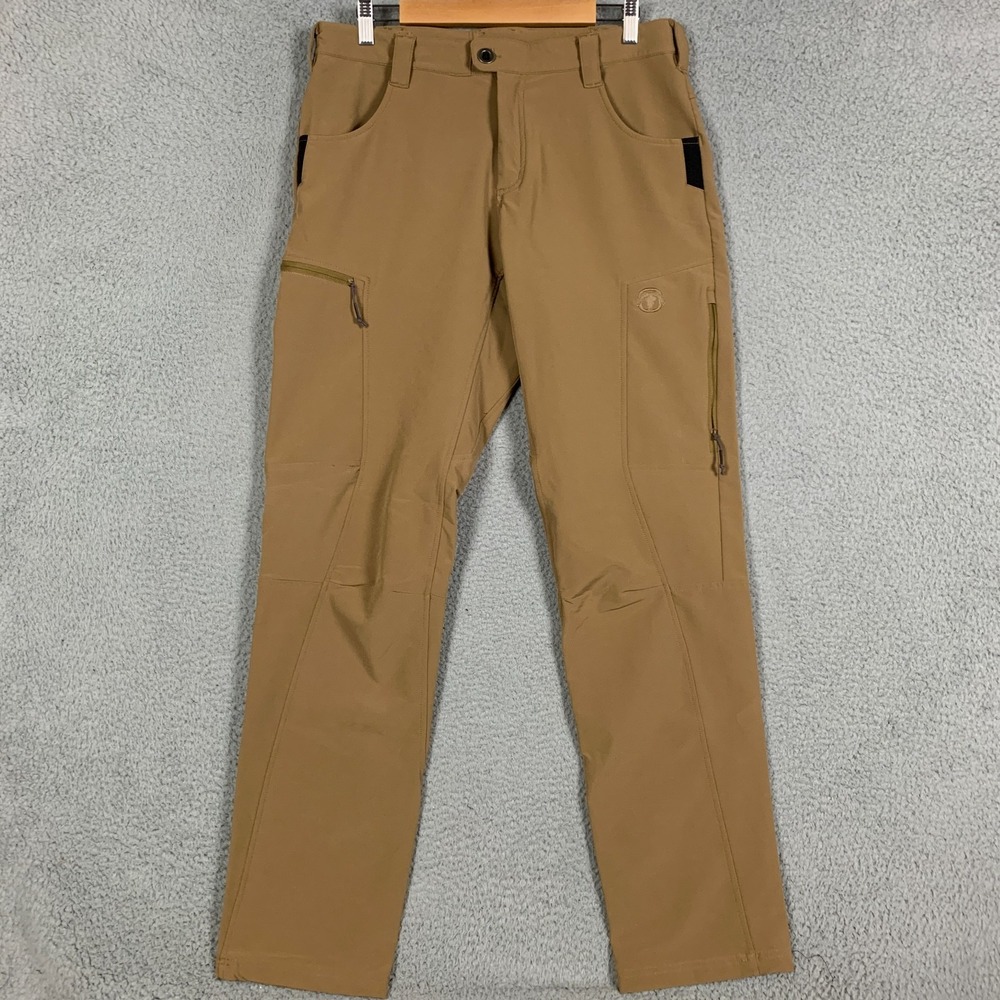 BlacKOvis Granite Peak Pant Mens 34x35 Brown Midweight Stretch Technical Hunting
